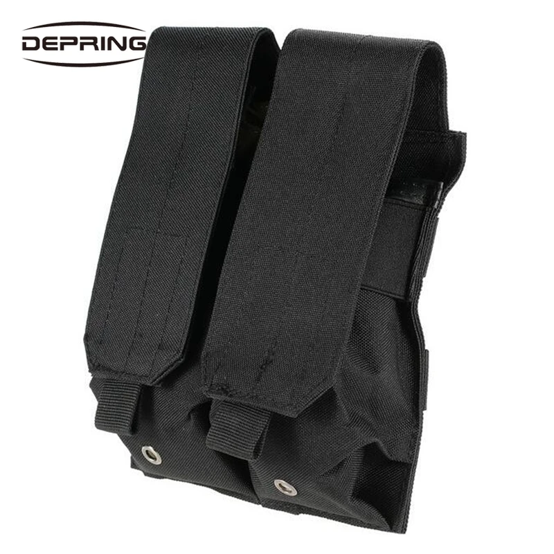 

Tactical Molle Pouch Nylon Dual Double 9mm Pistol Magazine Pouch Holster for Hunting Glock 1911 HK USP Magazine Pouch