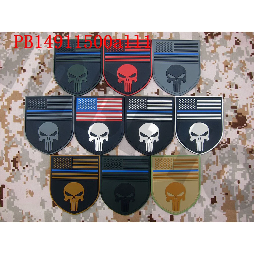 3D ПВХ патч тонкая синяя линия американский флаг DEVGRU SealTeam|Заплатки| |
