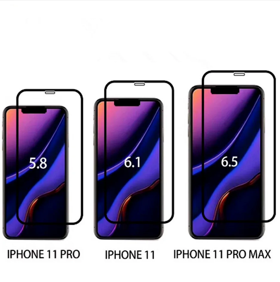 Закаленное стекло для iPhone 12 Mini 11 Pro Max SE XR X XS защитная пленка экрана 7 8 Plus защитное