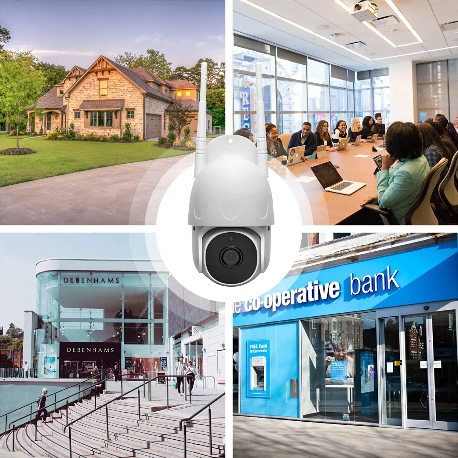

Tuya 3MP 2MP Smart Home IP Camera WiFi 4X Digital Zoom PTZ Outdoor Mini Security Protection Video Surveillance CCTV Security Cam
