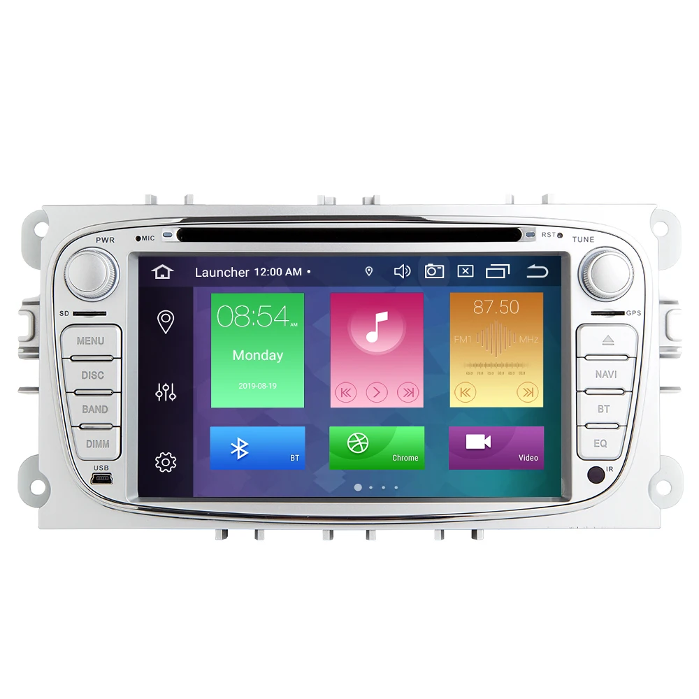 Автомагнитола IPSDSP 4 Гб + 64 ГБ 2 din Android 9 для Ford Focus 3 mk2 Mondeo Kuga Fiesta TransitConnect 8