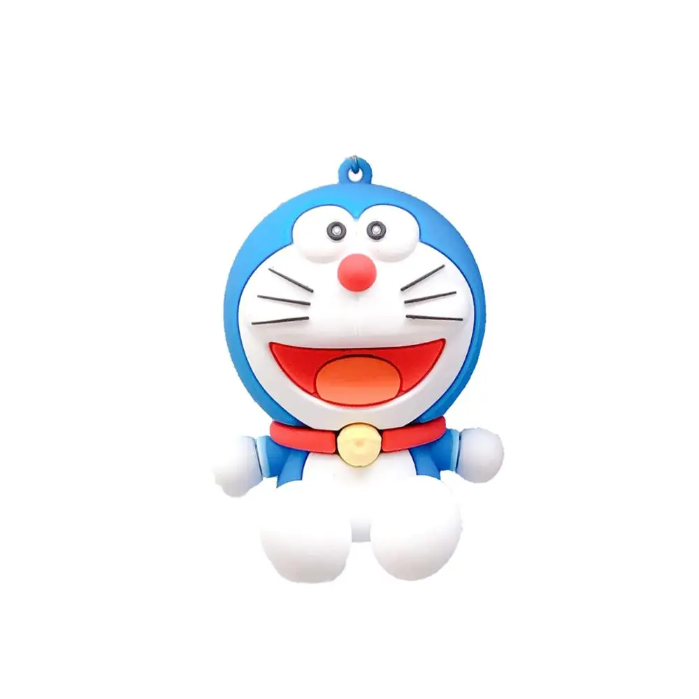 

Cute Jingle Cat Key Chain Doraemon Ornaments Car Schoolbag Keychains Pendant Cartoon Custom Gift Student Lover Keyring Wholesale