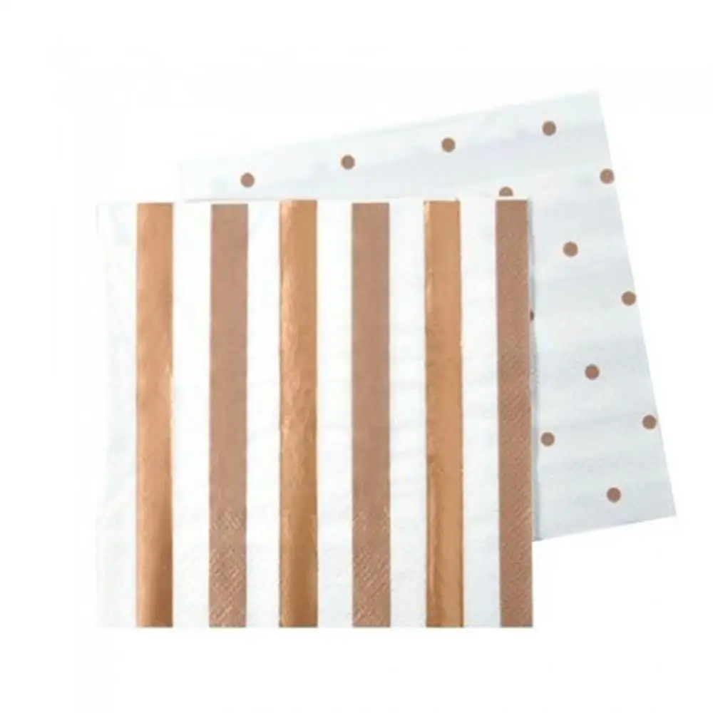 Одноразовые салфетки для бумажных стаканчиков набор дисков из розового золота