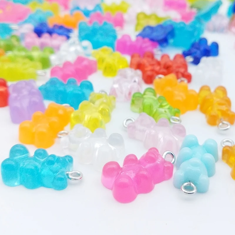 Подвеска в виде медведя из смолы 50 шт./22*11 мм |