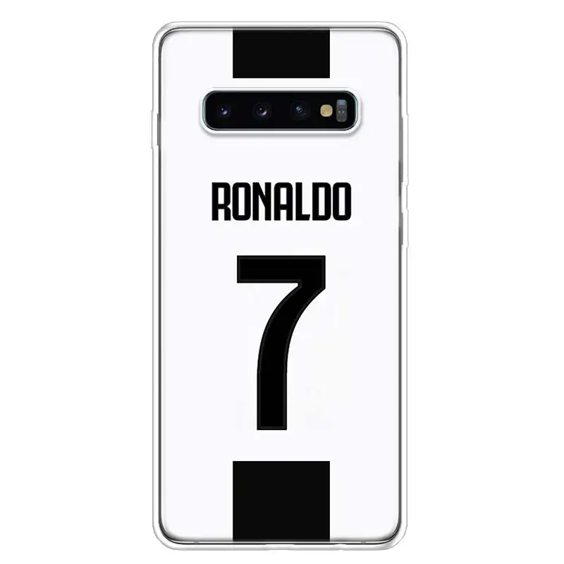 CR7 Криштиану Роналду крышка чехол для телефона для samsung Galaxy S10+ Note 10 9 8 S9 S8 J4 J6 J8 плюс S7 S6 корпус под плетенную сумку