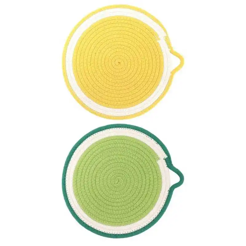 Набор подставок коврики и подставки хлопковая Подставка под веревку в форме