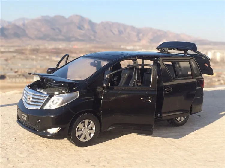 Высокая симитация 1:32 Toyota Alphard MPV модель из сплава Модель автомобиля 4 открыть дверь со звуком светильник детские игрушки