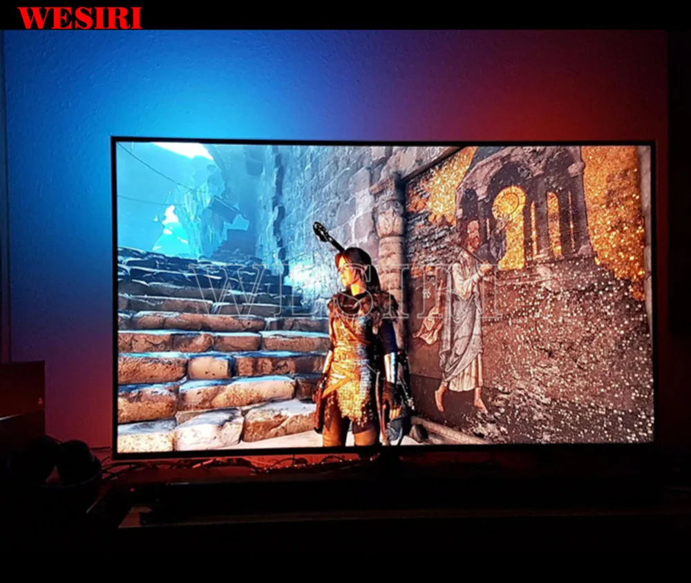 Модифицируемая Светодиодная лента WS2801 5 м 5050 RGB подсветильник ка телевизора 160