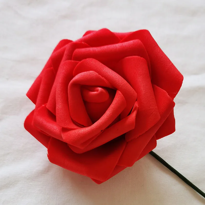 10 шт./лот Роза диаметр 8 см искусственные цветы свадебное украшение
