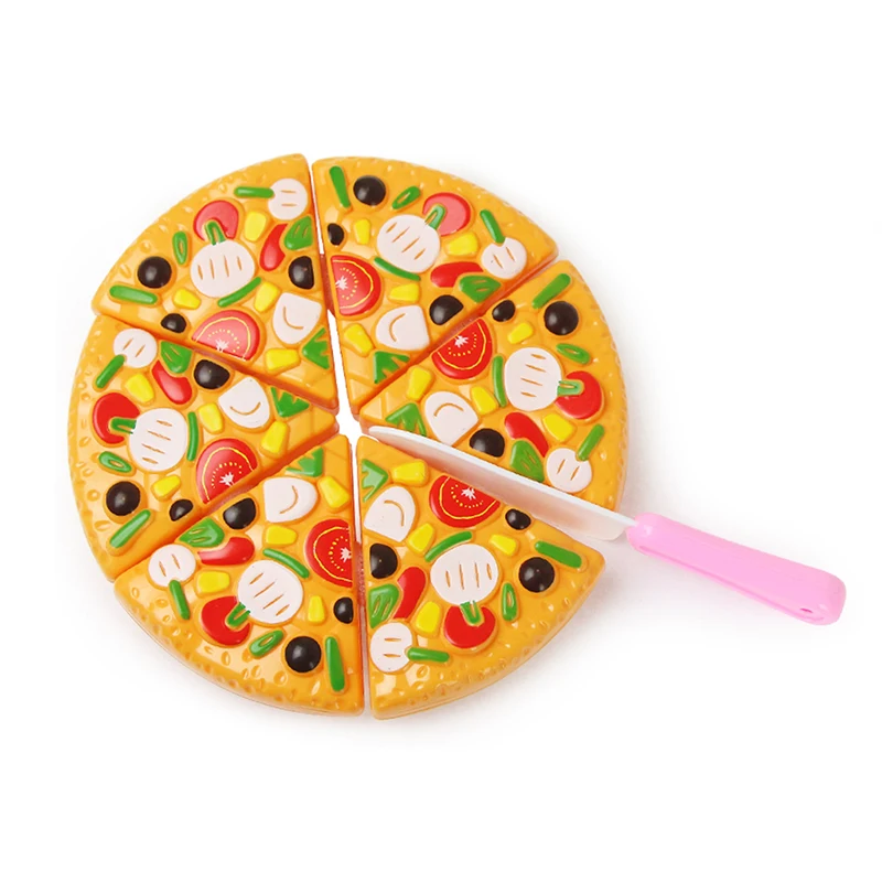 Детская забавная игрушка для резки пиццы Кухонные Игрушки ролевых игр кусочки