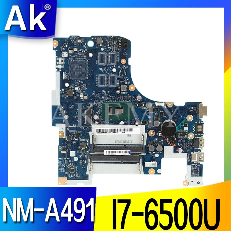 Материнская плата для ноутбука For Lenovo 300 17ISK 5B20K61902 BMWD1 NM A491 основная SR2EZ I7 6500U