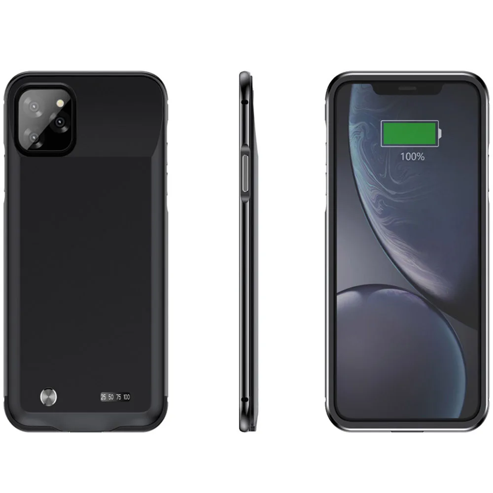 5000 мАч, металлический каркас, аудио выход для iphone 11 11 Pro 11 Pro Max, чехол для зарядного устройства, чехол для смартфона, внешний аккумулятор