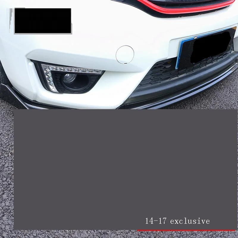 

Car Accessories Exterior Spoiler Auto Front Bumper Lip Styling Moulding 2014 2015 2016 2017 2018 2019 2020 FOR Honda Fit