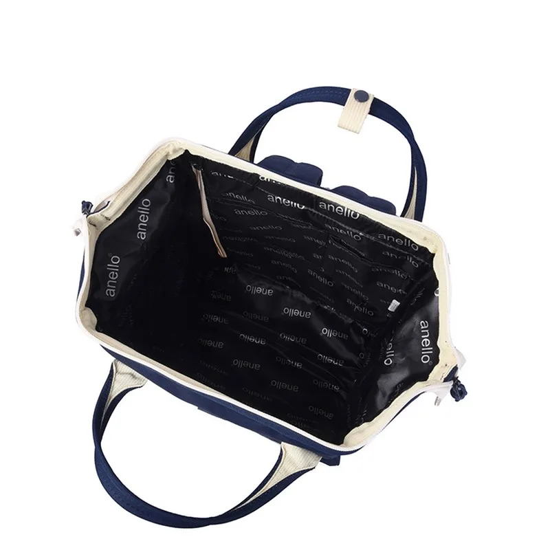 

Anello Japanese slim Stripes large capacity waterproof backpack school bag Women &men Leisure Laptop Bags for Teenage travel bag