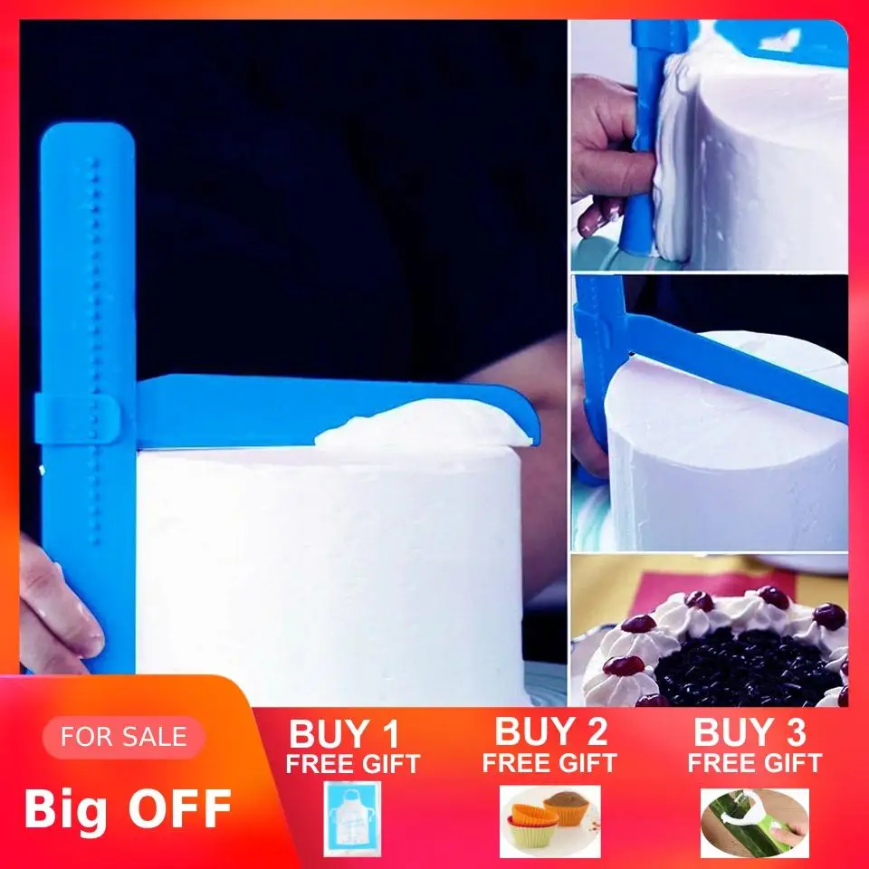 Скребок для края торта кухонный Регулируемый скребок мастики сделай сам из