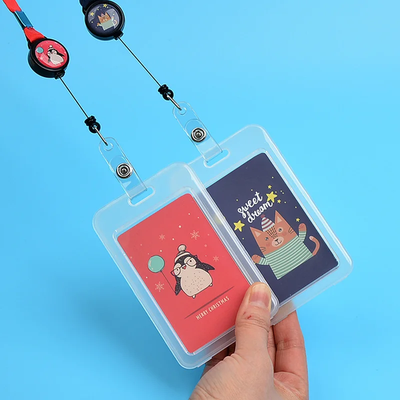 1 шт. милые выдвижной держатель значка с Id шнурок для бейджа на катушке карты