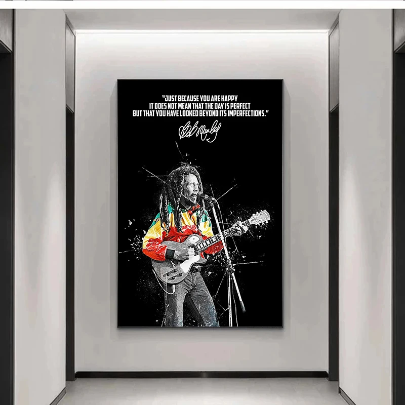 Avicii Легенда DJ музыка ПЕВЕЦ Звезда современный черно-белый плакат печать картина