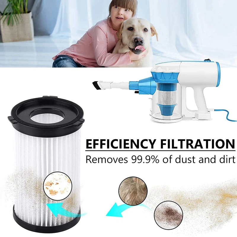 

8 Pack Replacement HEPA Filter Fit for MOOSOO D600 D601 Corded Vacuum Cleaner Replacement Parts