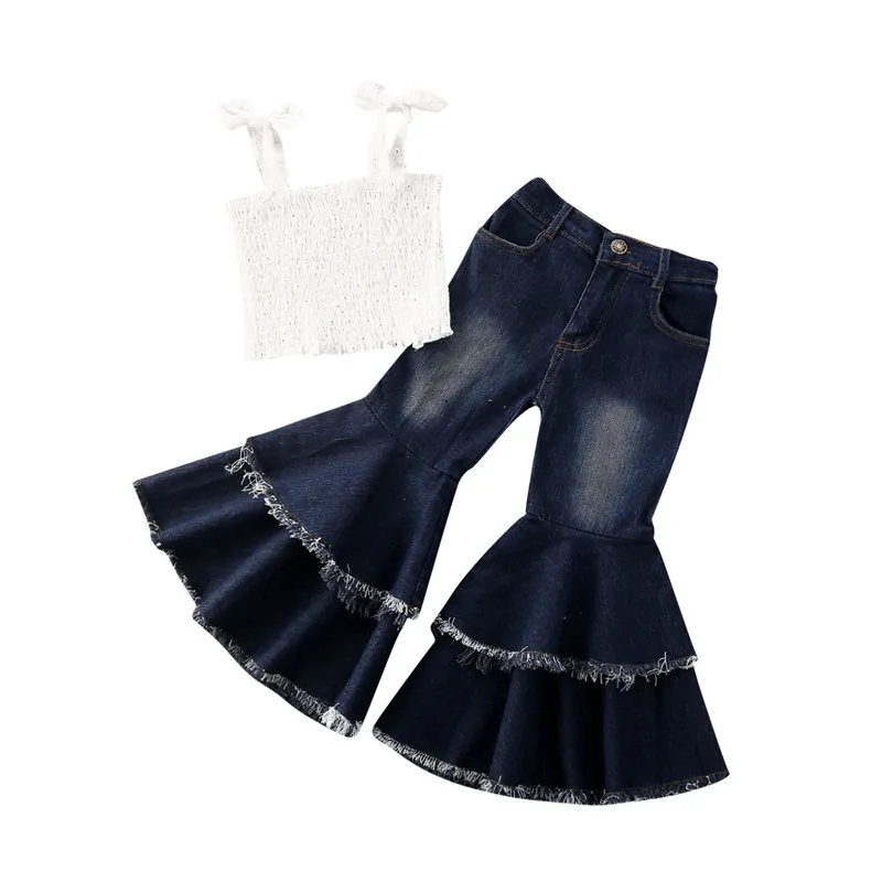 

Детский летний костюм-двойка, без рукавов, с лямкой на шее