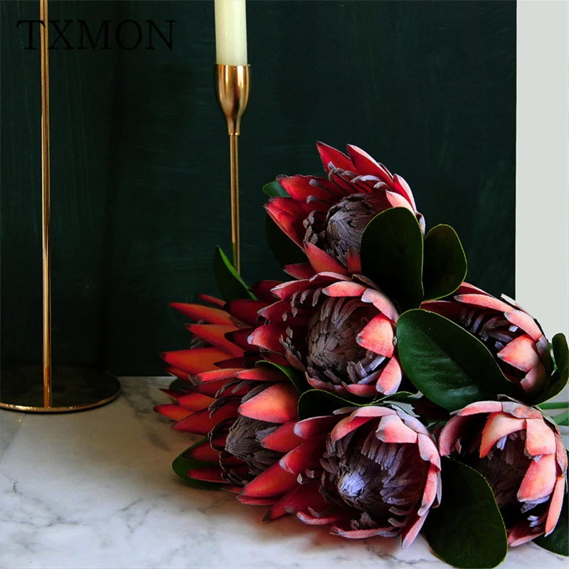 Современный простой стиль искусственные цветы букет благородное свадебное