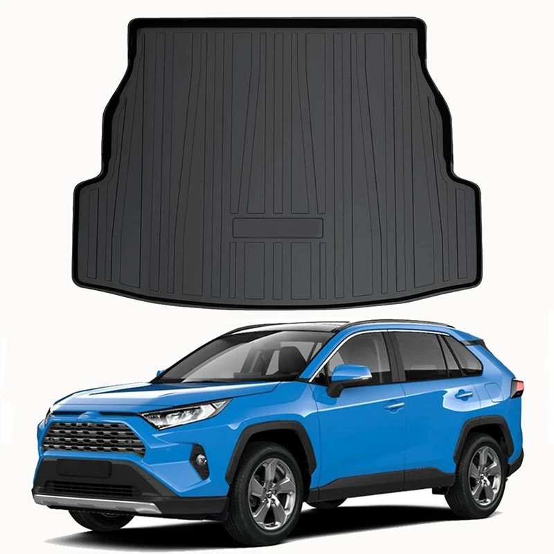 

Коврик для заднего багажника автомобиля 3D TPO Водонепроницаемый защитный коврик для Toyota RAV4 2019 2020 2021 2022