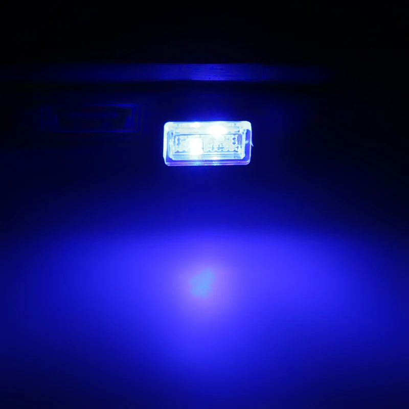 Blue Автомобиль Универсальный USB декоративный свет светодиодный свет атмосферный свет прикуриватель декоративное освещение компьютер Зарядка сокровище использование - Испускаемый цвет: Blue