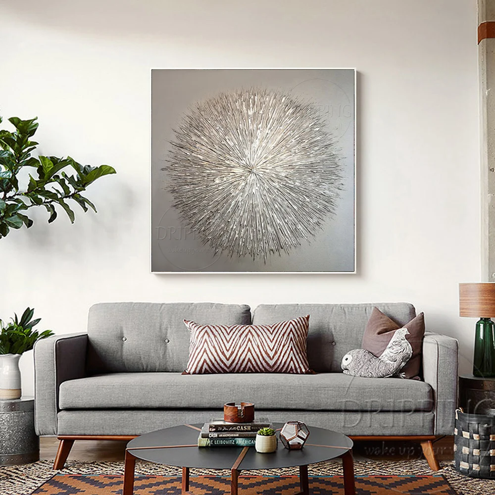 Профессиональный художник ручная роспись толстый текстурированный Белый