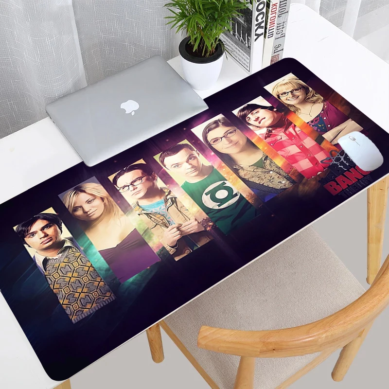 

The Big Bang Theory Mouse Pad Anime Gaming Accessories Mousepad Gamer PC Completo Computer Keyboard Desk Mat Varmilo Table