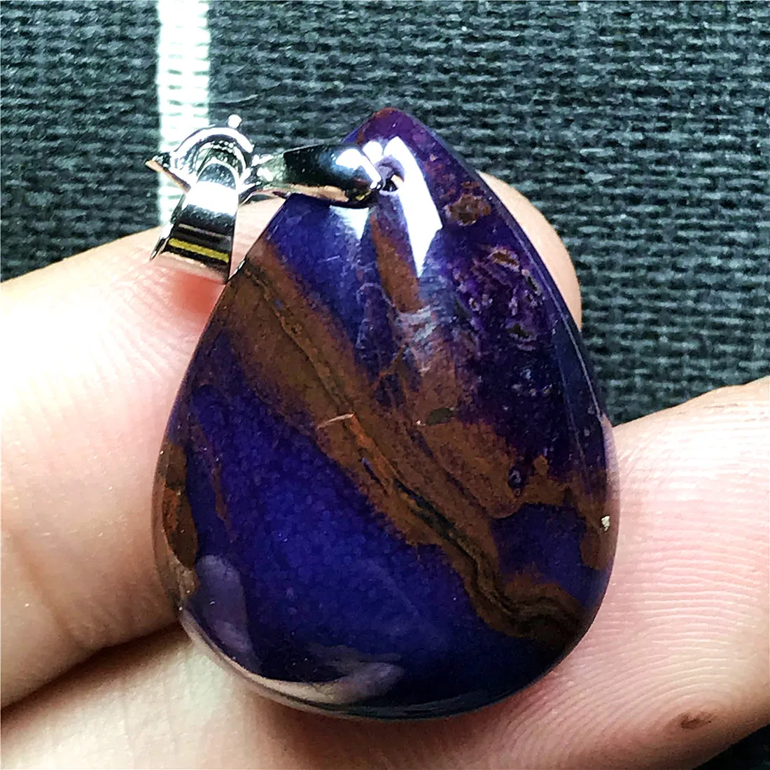 Натуральный Королевский Фиолетовый сугилит кулон для женщин и мужчин с