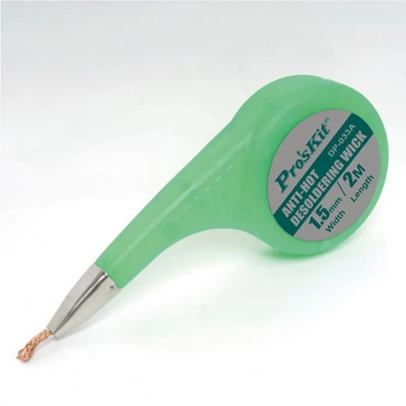 

1Pc Desoldering Wick Desoldering Braid Solder Remover Vacuum Sucker Desoldering Pump Tool Proskit BGA Solder Wick