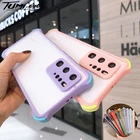 Противоударный Матовый Прозрачный чехол для телефона Samsung Galaxy S21 Ultra S20 FE S8 S9 S10 Plus Note 20 10 9 8 A32 A52 A72 A51 A71, чехол