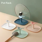 Держатель для крышки кастрюли, кухонная лопатка, полочка в форме птицы, подставка для ложки, стойка, крышка, сетчатая подставка, многофункциональные контейнеры, 4 цвета