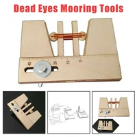 cuteacc auxiliary wooden dead eyes mooring tool fix tools for wood ship model kit adjustable accessories fix hand mooring tool