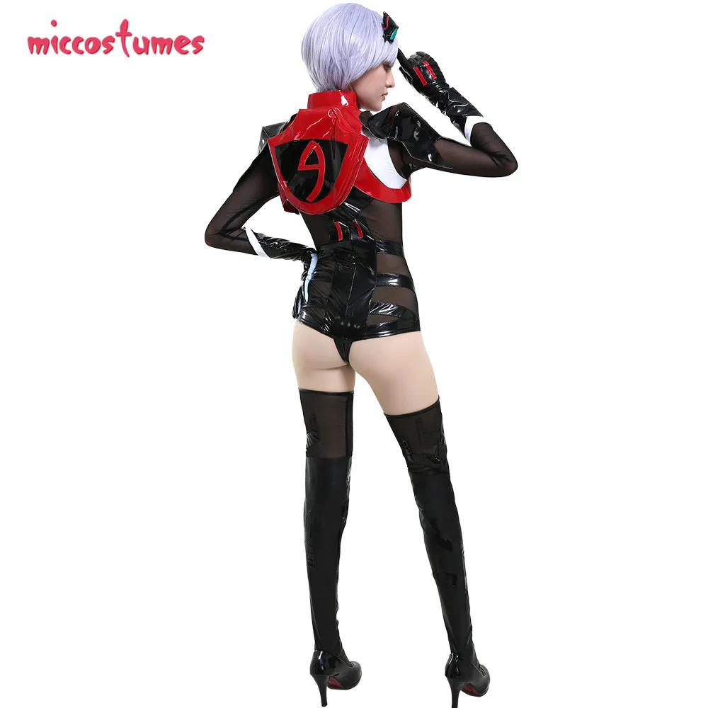 Ayanami Rei Cosplay Evangelion Garage Kit Version Black Battle Jumpsuit Costume image 3