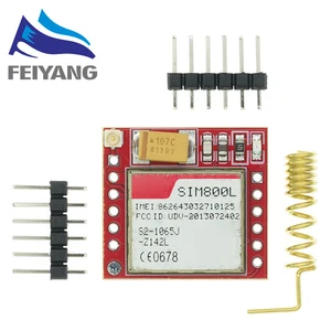 1 шт. самый маленький SIM800L GPRS GSM модуль карта MicroSIM основная плата четырехдиапазонный TTL последовательный порт