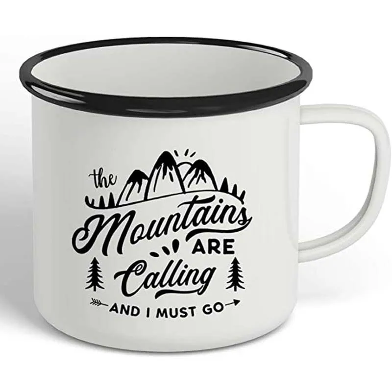 Походная кофейная кружка из нержавеющей стали подарок горы звонят и я должен