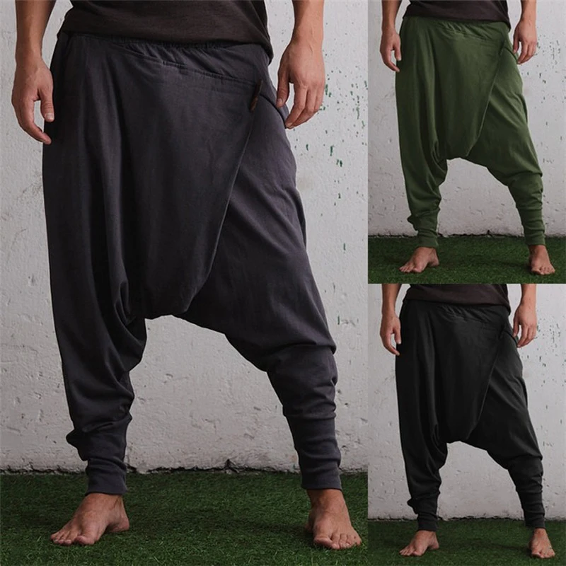 Хэллоуин средневековый пират викингов Косплей широкие брюки мужские хип-хоп