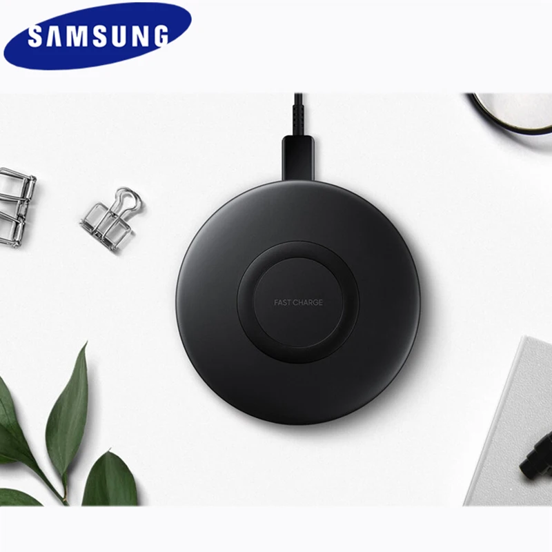 Оригинальное беспроводное Адаптивное быстрое зарядное устройство Samsung QI с