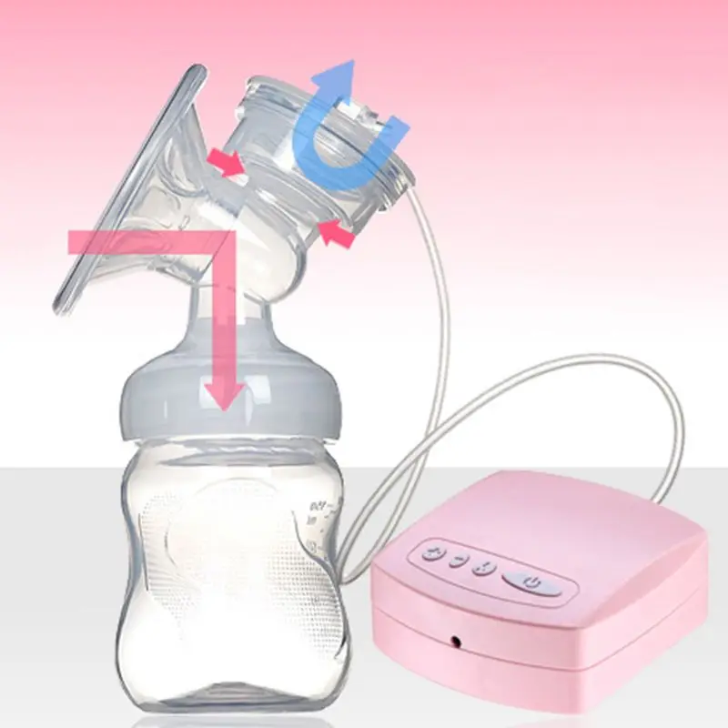 

1 Set Electric Breast Pump Pumping Milk Suction Large Automatic Massage Postpartum Non-manual Pumps Mom Supplies