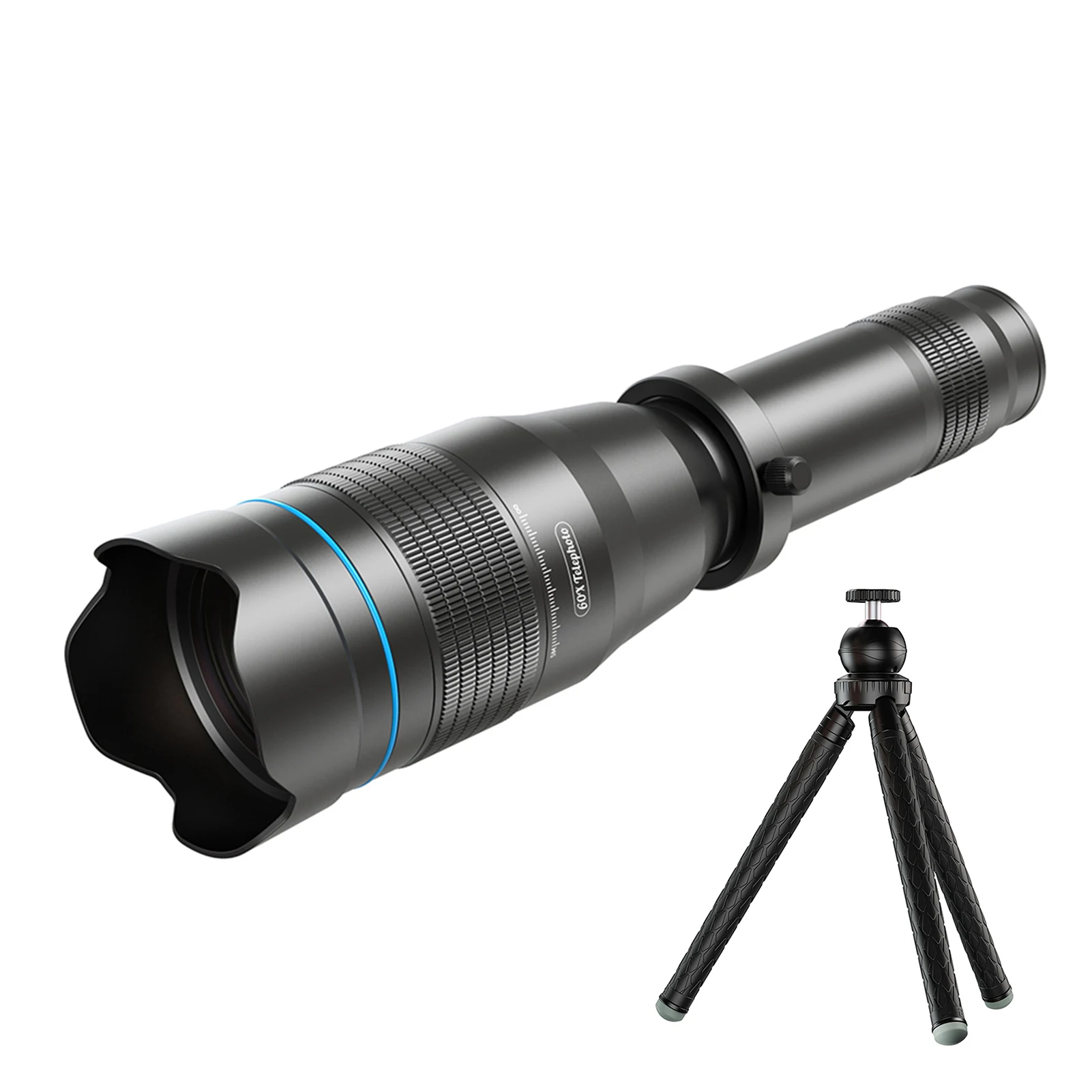 

60X Telescope Monocular Monocular Binoculars Pocket Telescope With Tripod For Camping Hiking Monocular Kid New Year Gifts