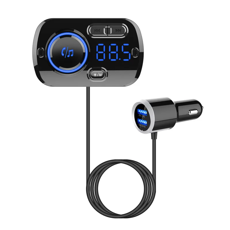 Fm-передатчик JaJaBor FM модулятор беспроводной A2DP MP3 AUX аудио музыкальный