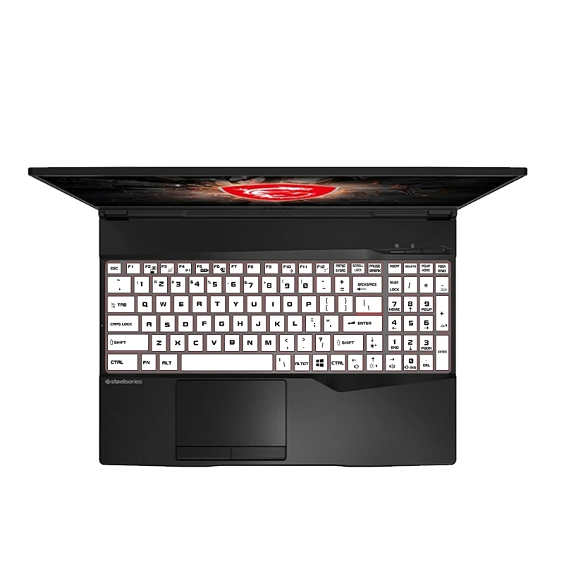 Силиконовый чехол для клавиатуры ноутбука MSI GS76 Stealth / GS75 stealth GT76 GP76 GE76 17 3 дюймовый