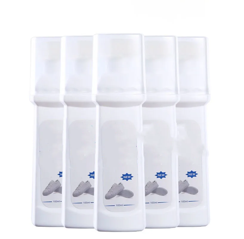 New white shoe brush to clean a cleaner whitening agent decontamination brightening and yellow edge polish | Дом и сад