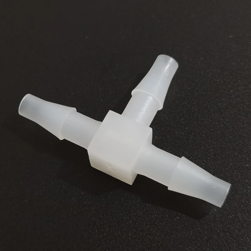 

3/16" 4.8mm PVDF plastic T fitting / ozone resistant Tee joint / corrosion resistant three way connector