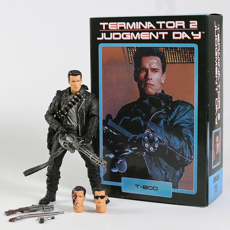 NECA Terminator 2 строительный день T 800 7 &quotэкшн фигурка Коллекционная модель