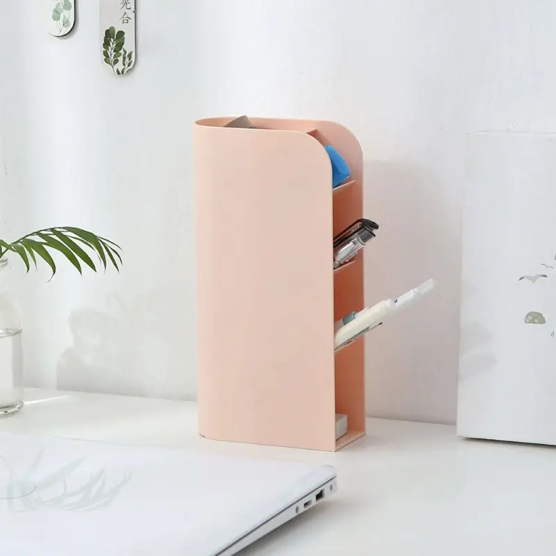 

Large Capacity Desktop Pen Holder Pencil Makeup Storage Box Organizer Stand Case