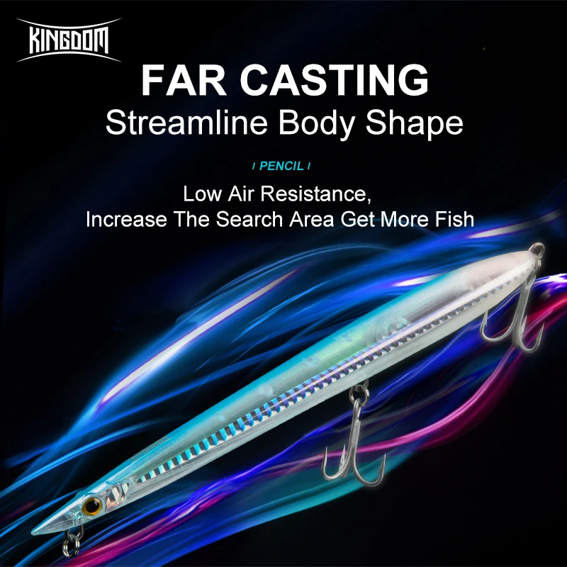 Рыболовные приманки Kingdom Surf-Walker плавающие и тонущие карандашные жесткие товары