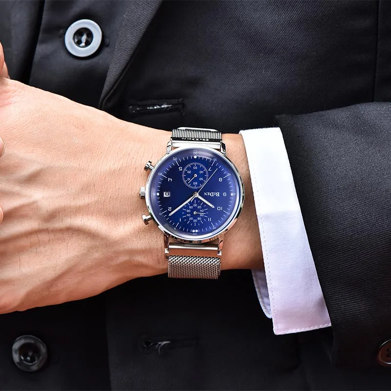 

Luxury Brand Men Watch Male Quartz Sport Watch Thin Steel Sport Quartz Clock Men Waterproof Casual Wristwatch relogio