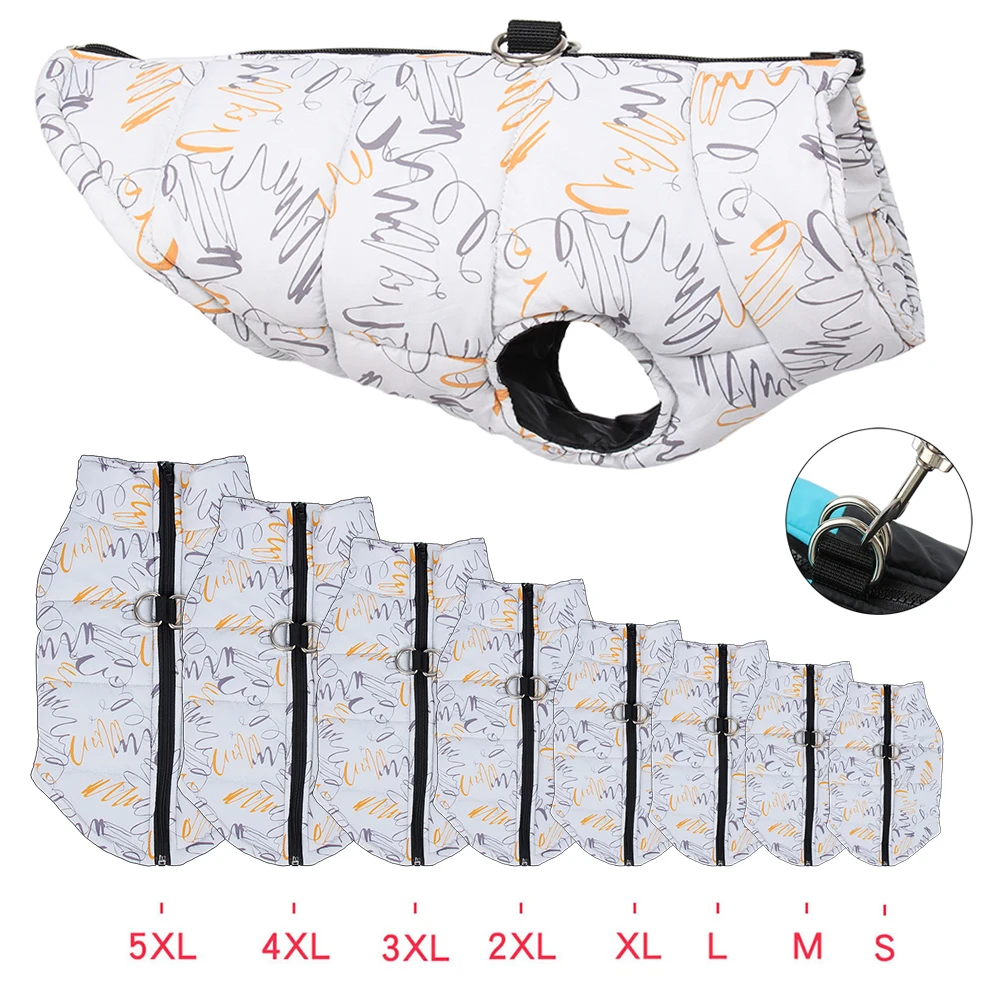 Зимняя женская водонепроницаемая одежда для больших собак Shih Tzu жилет пальто