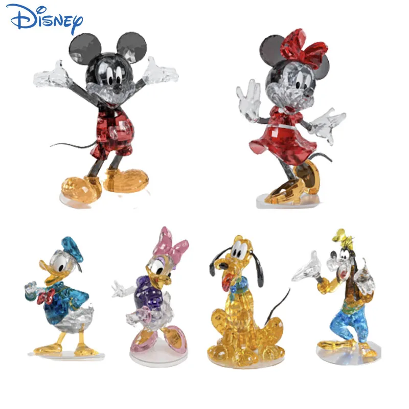 

Mickey Magic House Crystal Building Blocks Three-dimensional Assembled Model Toy Disney Adult Children's Educational Toy Gift